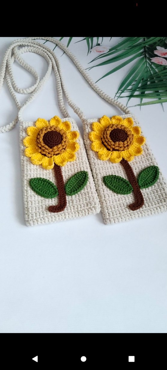 Renkli Çiçek Desenli Dantel Bohem Çanta - Görsel 5