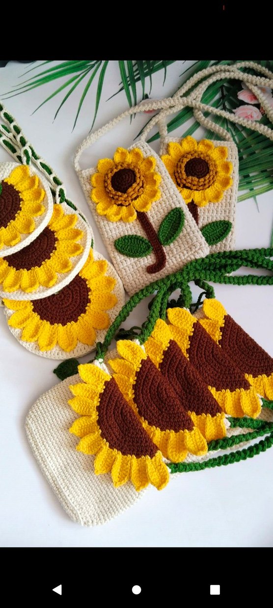 Renkli Çiçek Desenli Dantel Bohem Çanta - Görsel 2