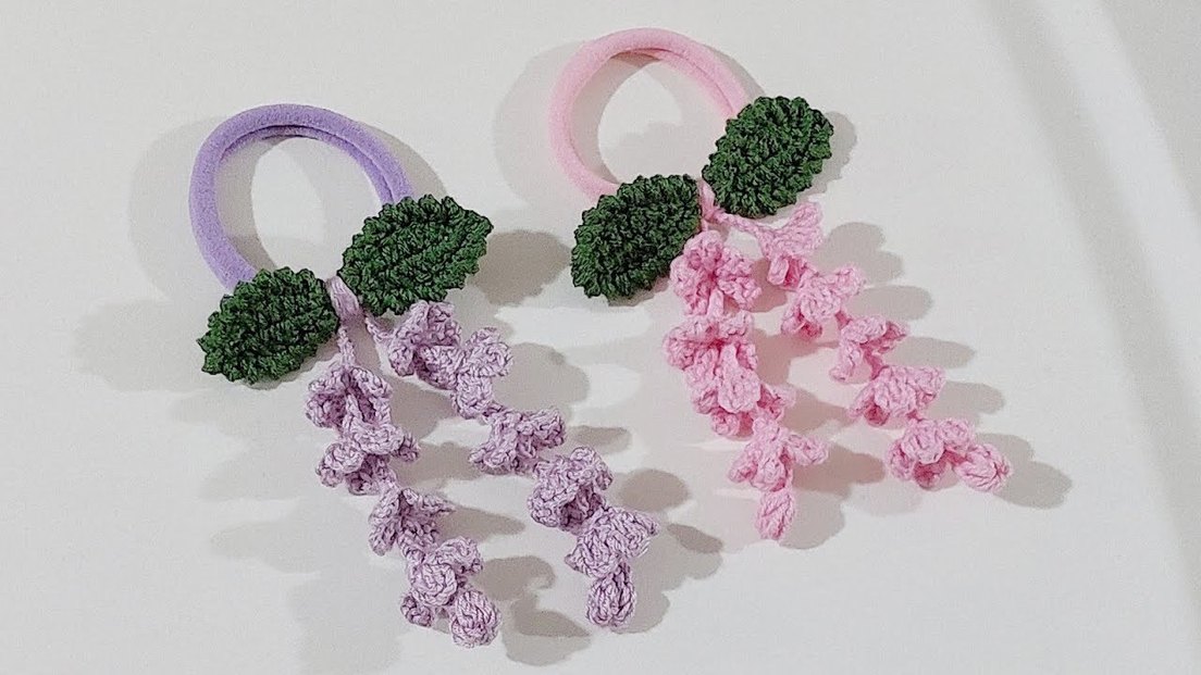 en güzel lastikli örgü tokalar sarmaşık tokalar - Görsel 4