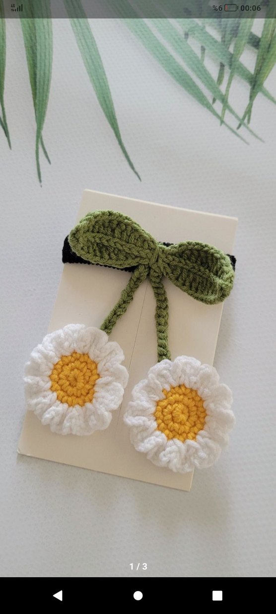 en güzel lastikli örgü tokalar sarmaşık tokalar - Görsel 2