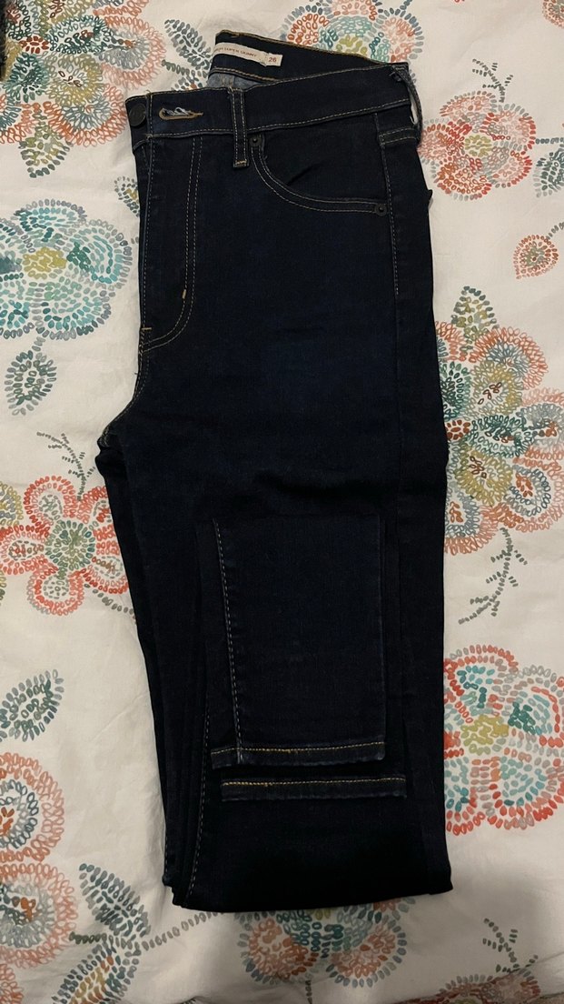 Levis Premium Koyu Mavi Süper Skinny Jean — görsel 3/4