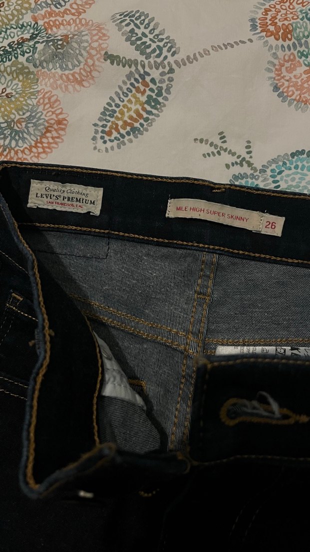 Levis Premium Koyu Mavi Süper Skinny Jean — görsel 2/4