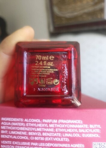 Beden Renk Baccarat Rouge 540