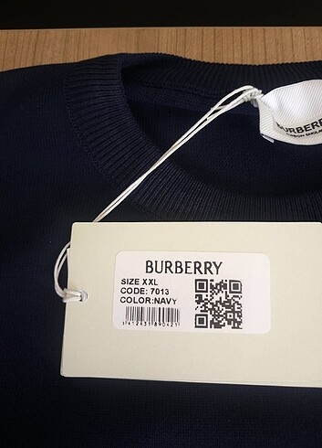 xxl Beden lacivert Renk Burberry Sweetshirt