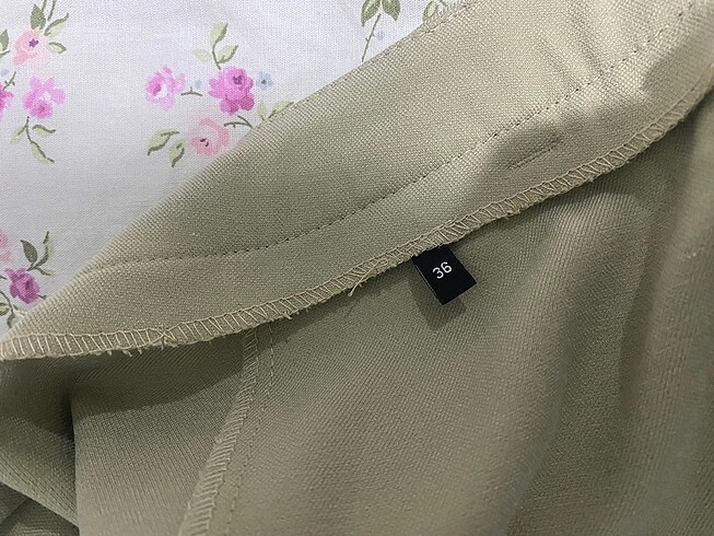 36 Beden camel Renk Trendyolmilla Kumaş Pantolon