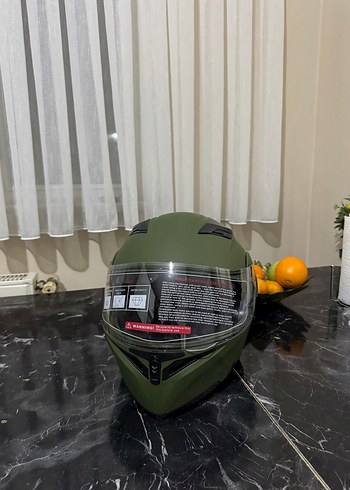 Kamuflaj Desenli Kask, Tokalı, Haki Renk - Görsel 2