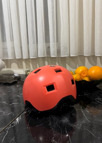 Kırmızı Biker Motosiklet Kaskı - Görsel 2