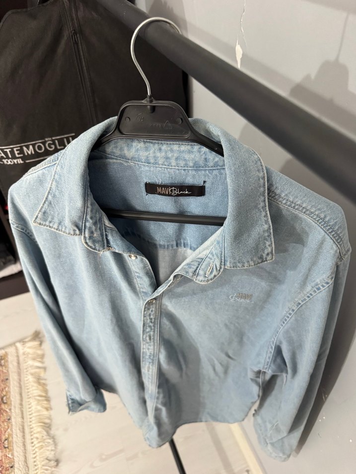 Mavi Denim Gömlek - Görsel 2