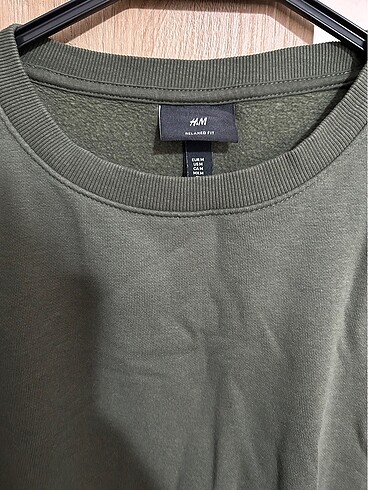 H&M koyu yeşil kazak