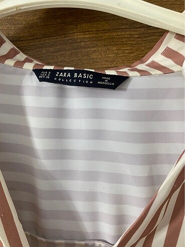 Zara ZARA MARKALI SATEN GÖMLEK