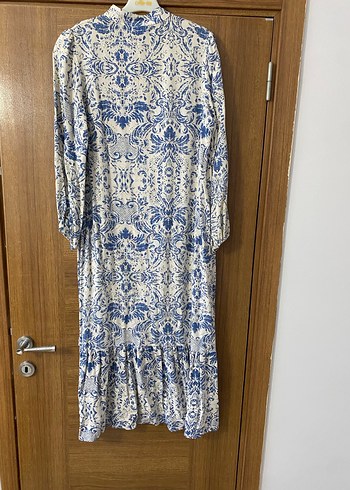 Mavi Bohem Uzun Kadın Elbise - Görsel 3