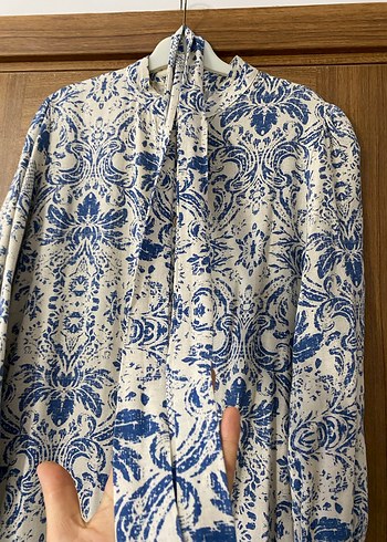 Mavi Bohem Uzun Kadın Elbise - Görsel 2