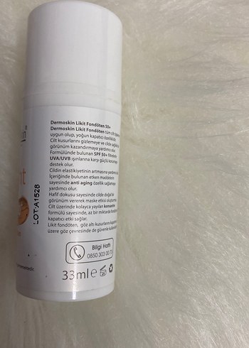 Dermoskin Be Bright SPF50 Likit Fondöten - Görsel 2