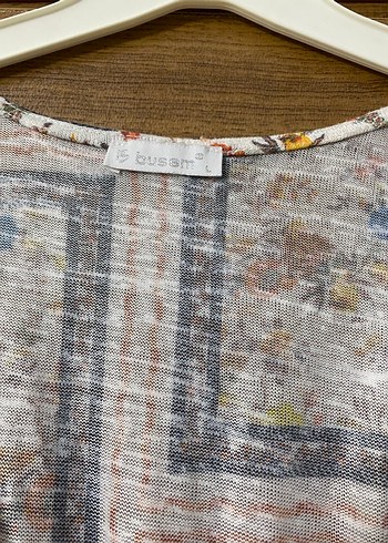 Bohem Çok Renkli Uzun Elbise V Yakalı - Görsel 6