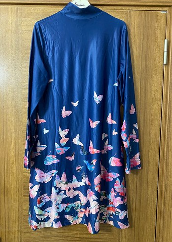 Mavi Drapeli Uzun Kollu Haşema - Görsel 7