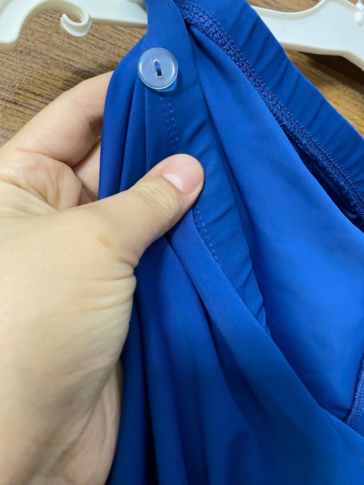 Mavi Drapeli Uzun Kollu Haşema - Görsel 4