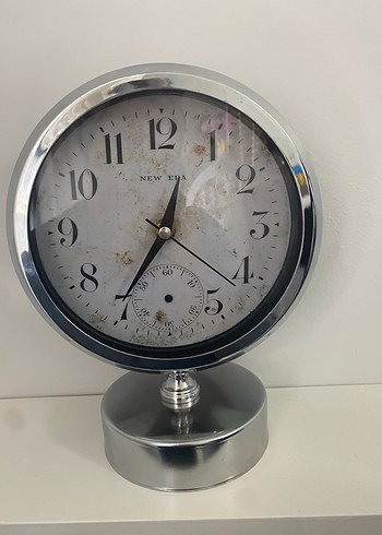 Gri Beyaz Masa Saati - Görsel 5