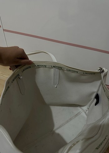 orjinal lacoste çanta - Görsel 6
