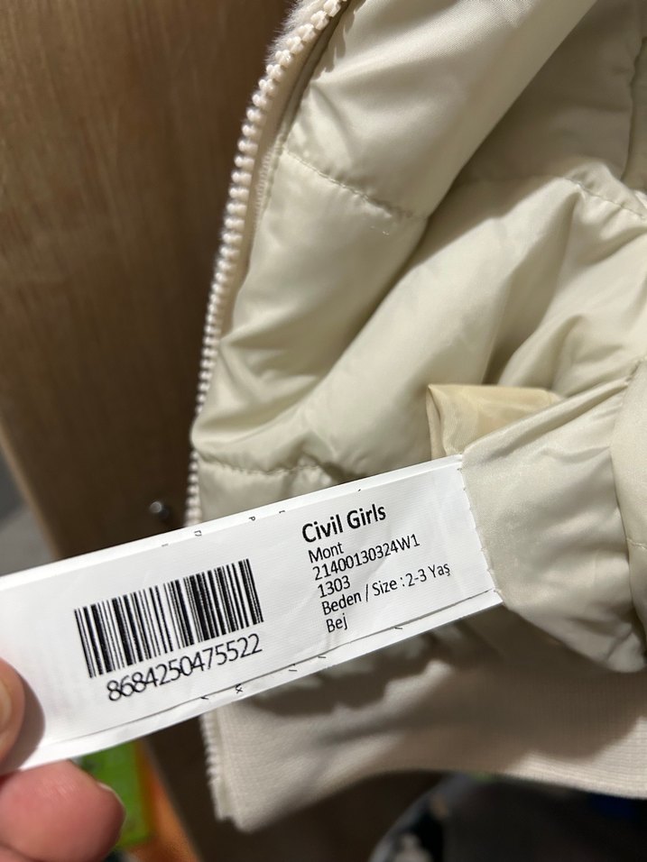 Bebek Peluş Mont - Görsel 4