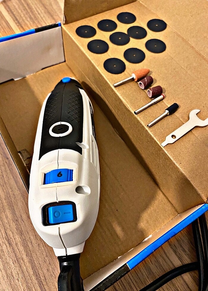 Hobi seti gravür makinasi taşlama oyma - Görsel 2