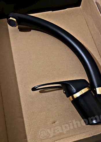 SiYAH Lavabo bataryası çeşme musluk - Görsel 3