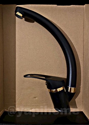 SiYAH Lavabo bataryası çeşme musluk - Görsel 4