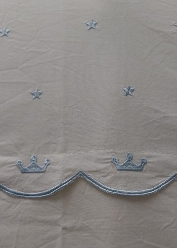 Nakışlı Mavi Beşik Korumalığı - Görsel 4