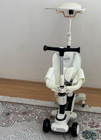 9- 18 kg Beden beyaz Renk Ebeveyn kontrolü çocuk scooter