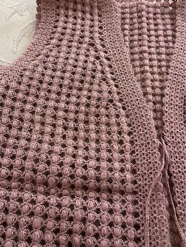 Çeyizlik el örgüsü yelek - Görsel 3