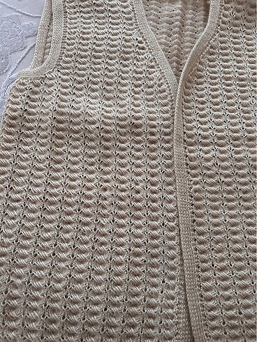 Çeyizlik el örgüsü yelek - Görsel 2