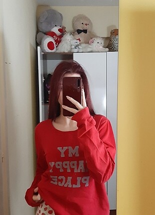 Kırmızı sweat