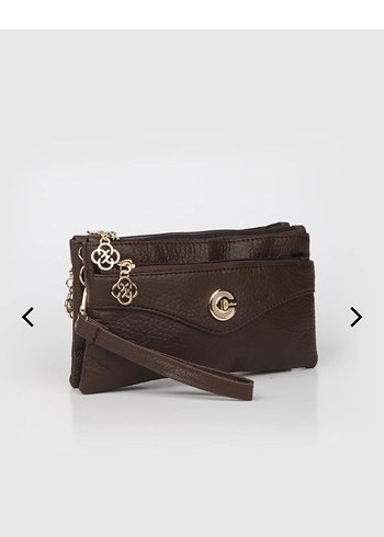 Kahverengi Deri  Kadın Çanta - Görsel 2