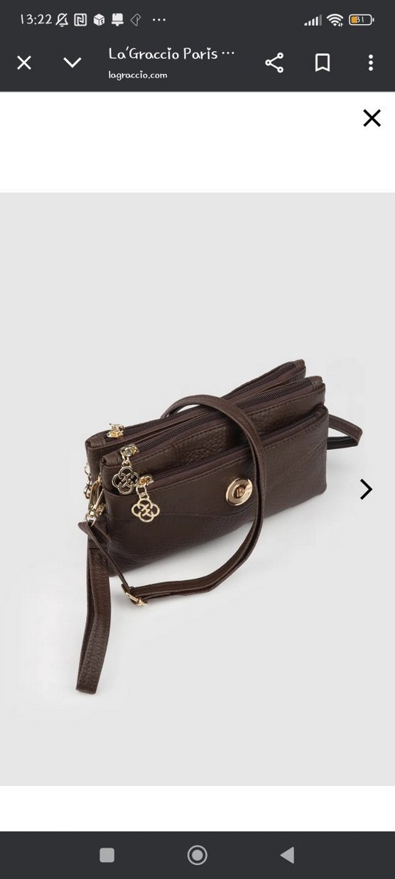 Kahverengi Deri  Kadın Çanta - Görsel 5