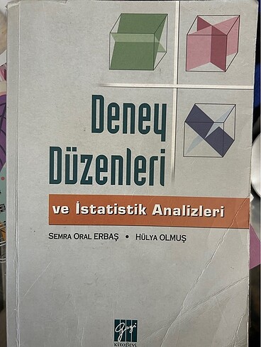 Deney düzenleri ve istatistik analizleri-Semra oral baş Hülya ol