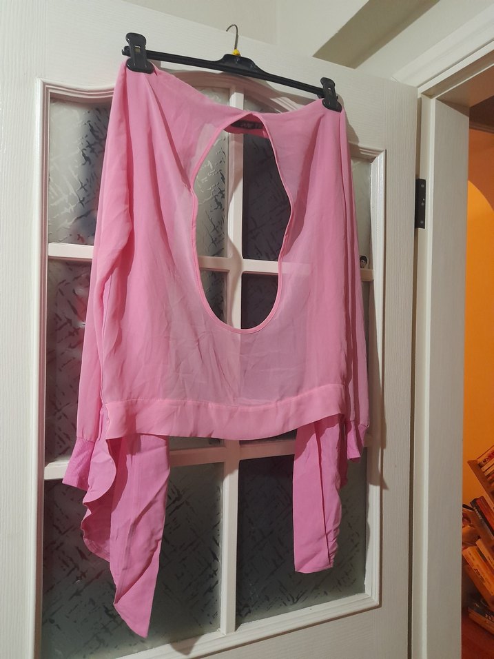 Pembe Drapeli yazlık bolero - Görsel 3