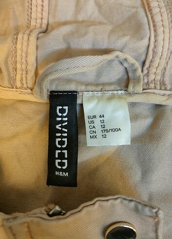 44 Beden H&M DİVİDED ince kadın kaban.