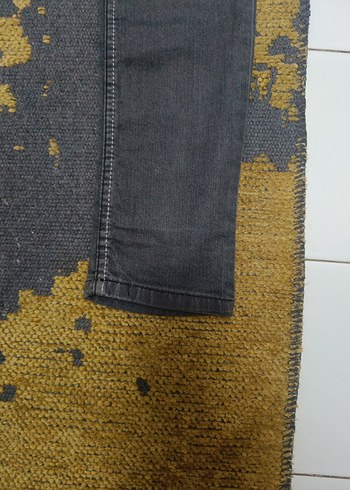 Gri Dar Kesim Kadın uzun Boy Kot Pantolon - Görsel 3