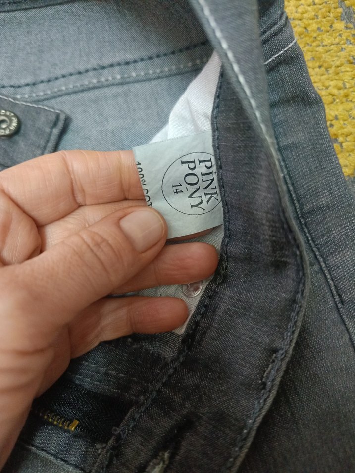 Gri Dar Kesim Kadın uzun Boy Kot Pantolon - Görsel 4