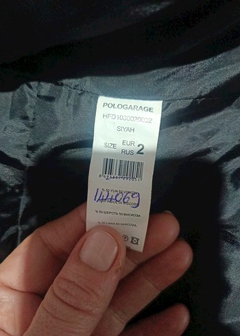 Kaşe Siyah Kadın Blazer Ceket - Görsel 7