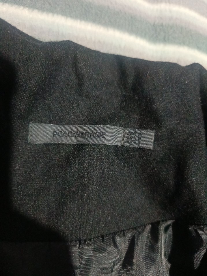 Kaşe Siyah Kadın Blazer Ceket - Görsel 3