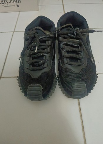 Siyah Street Wear spor ayakkabı - Görsel 3