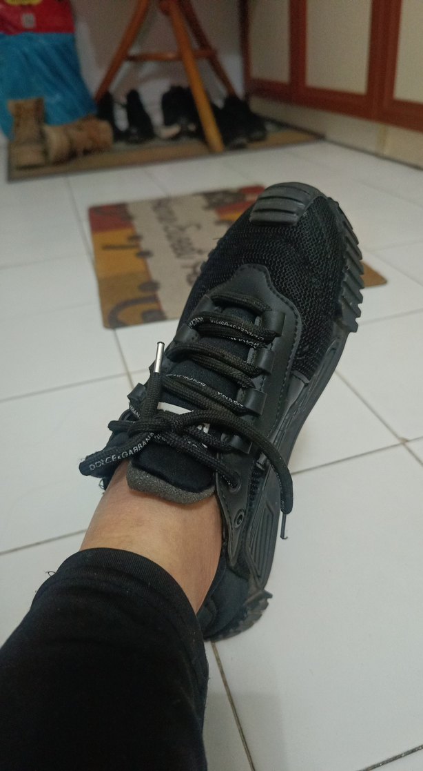 Siyah Street Wear spor ayakkabı - Görsel 2