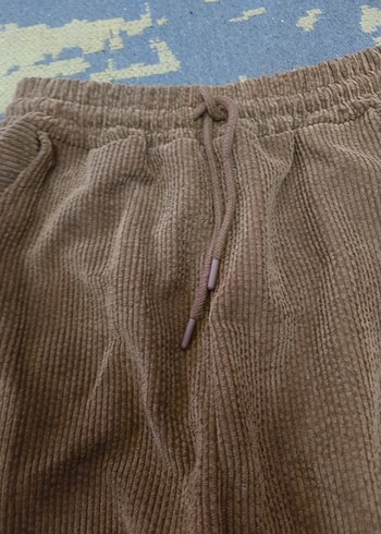 Kadın Kahverengi Bol Kesim Kumaş Pantolon - Görsel 6