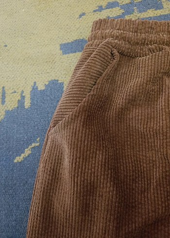 Kadın Kahverengi Bol Kesim Kumaş Pantolon - Görsel 5