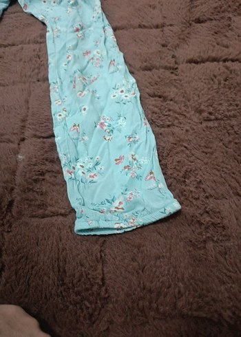 Kızlar için Turkuaz Dantel Detaylı Tulum - Görsel 5