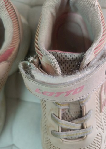 Bej Kız Çocuk Spor Ayakkabı Velcro - Görsel 5