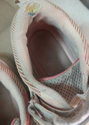 Bej Kız Çocuk Spor Ayakkabı Velcro - Görsel 12