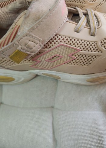 Bej Kız Çocuk Spor Ayakkabı Velcro - Görsel 4