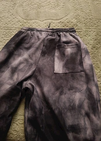 Gri Tie-Dye Salaş Kadın yumuşak şalvar - Görsel 8