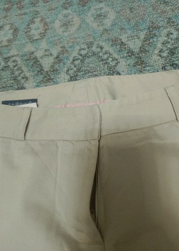 m Beden Bej Kadın Kumaş Pantolon